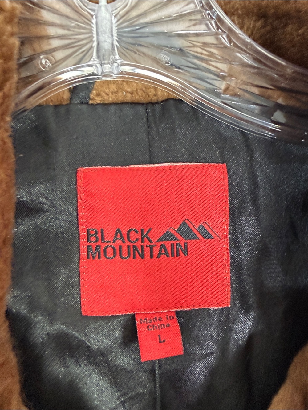 Vintage Black Mountain Rare Western Elk and Bears Fleece Long Sleeve Jacket sz L - Picture 2 of 4